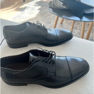 Men’s Canali lace-up leather Derby shoes
